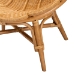 bali & pari Blossom Bohemian Honey Rattan Accent Flower Chair - BSOBlossom-Light Honey Rattan-CC