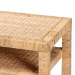 bali & pari Kalimantan Bohemian Light Honey Rattan and Acacia Wood Console Table - BSOKALIMANTAN-Rattan-Console Table