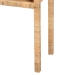 bali & pari Kalimantan Bohemian Light Honey Rattan and Acacia Wood Console Table - BSOKALIMANTAN-Rattan-Console Table