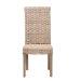 bali & pari Santiago Bohemian Grey Natural Kubu Rattan and Mango Wood Dining Chair - BSOMD-29540-Grey Natural-DC