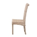 bali & pari Santiago Bohemian Grey Natural Kubu Rattan and Mango Wood Dining Chair - BSOMD-29540-Grey Natural-DC