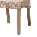 bali & pari Santiago Bohemian Grey Natural Kubu Rattan and Mango Wood Dining Chair - BSOMD-29540-Grey Natural-DC