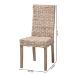 bali & pari Nevina Bohemian Grey Kubu Rattan and Mango Wood Dining Chair - BSOMD-29605/Desy Kubu-Grey Natural-DC