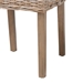 bali & pari Nevina Bohemian Grey Kubu Rattan and Mango Wood Dining Chair - BSOMD-29605/Desy Kubu-Grey Natural-DC