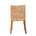 bali & pari Rowen Bohemian Light Honey Kubu Rattan and Mahogany Wood Dining Chair - BSOMD-38034/Nope-Natural-DC