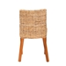 bali & pari Rowen Bohemian Light Honey Kubu Rattan and Mahogany Wood Dining Chair - BSOMD-38034/Nope-Natural-DC