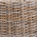 bali & pari Enver Modern Bohemian Grey Kubu Rattan and Mahogany Wood Counter Stool - BSOEnver-Grey Natural-CS