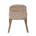 bali & pari Lara Bohemian Grey Kubu Rattan and Mahogany Wood Dining Chair - BSOMD-39209-Kubu Grey/Natural Rattan-DC