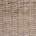 bali & pari Lara Bohemian Grey Kubu Rattan and Mahogany Wood Dining Chair - BSOMD-39209-Kubu Grey/Natural Rattan-DC