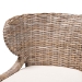 bali & pari Niesha Bohemian Grey Natural Kubu Rattan and Mahogany Wood Dining Chair - BSOMD-39222-Kubu Grey/Natural Rattan-DC