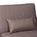 Baxton Studio Lanoma Contemporary Clay Fabric Upholstered Convertible Sleeper Sofa - BSOLanoma-Clay-RFC