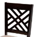 Baxton Studio Gustavo Modern Sand Fabric and Walnut Brown Finished Wood 6-Piece Dining Set - BSORH317C-Sand/Dark Brown-6PC Dining Set