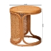 bali & pari Eldon Bohemian Honey Rattan End Table - BSOEldon-Light Honey Rattan-Small-ET