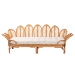 bali & pari Loften Bohemian Light Honey Rattan Daybed - BSOLeaves-Natural Rattan-Daybed with Cushion