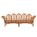 bali & pari Loften Bohemian Light Honey Rattan Daybed - BSOLeaves-Natural Rattan-Daybed with Cushion