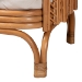 bali & pari Loften Bohemian Light Honey Rattan Daybed - BSOLeaves-Natural Rattan-Daybed with Cushion