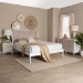 Baxton Studio Louetta Carved Contrasting 3-Piece Bedroom Set - BSOSW8591-White-3PC King Bedroom Set