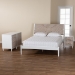 Baxton Studio Louetta Carved Contrasting 3-Piece Bedroom Set - BSOSW8591-White-3PC King Bedroom Set