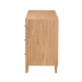 Baxton Studio Hosea Japandi Carved Honeycomb Natural 6-Drawer Dresser - BSOSW8000-61D6D-6DW-Natural-Dresser