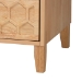 Baxton Studio Hosea Japandi Carved Honeycomb Natural 6-Drawer Dresser - BSOSW8000-61D6D-6DW-Natural-Dresser