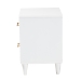 Baxton Studio Louetta Carved Contrasting Nightstand - BSOSW8000-63NS2D-2DW-White-Nightstand