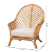 bali & pari Lisabon Bohemian Light Honey Rattan Arm Chair - BSOLISABON-Light Honey Rattan-CC