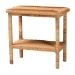 bali & pari Minahasa Bohemian Light Honey Braided Rattan Side Table