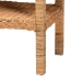 bali & pari Minahasa Bohemian Light Honey Braided Rattan Side Table - BSOMINAHASA-Light Honey Rattan-End Table