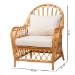 bali & pari Reina Bohemian Light Honey Rattan Arm Chair - BSORegal 2-Light Honey Rattan-CC