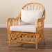 bali & pari Reina Bohemian Light Honey Rattan Arm Chair - BSORegal 2-Light Honey Rattan-CC
