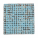 bali & pari Janella Bohemian Sky Blue Coconut Shell and Acacia Wood End Table - BSOJuliette Square-Blue-ET