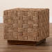 bali & pari Karina Bohemian Natural Seagrass End Table - BSOKARINA-Seagrass-ET
