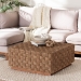 bali & pari Karina Bohemian Natural Seagrass Coffee Table - BSOKARINA-Seagrass-Coffee Table