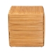 bali & pari Karina Bohemian Light Honey Rattan Footstool - BSOKARINA-Wooden/Light Honey Rattan-Stool