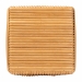 bali & pari Karina Bohemian Light Honey Rattan Footstool - BSOKARINA-Wooden/Light Honey Rattan-Stool