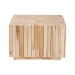 bali & pari Augusta Bohemian Natural Teak Wood Coffee Table with Unique Repurposed Wood Logs - BSOAugusta-Wooden-CT
