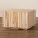 bali & pari Augusta Bohemian Natural Teak Wood Coffee Table with Unique Repurposed Wood Logs - BSOAugusta-Wooden-CT