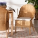 bali & pari Camelia Bohemian Light Honey Rattan Dining Chair - BSOCamelia-Light Honey Rattan-DC