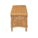 bali & pari Erla Bohemian Light Honey Rattan Accent Bench with Scallop border - BSOIndiana-Light Honey Rattan-Bench