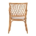 bali & pari Maisa Bohemian Light Honey Rattan Arm Chair - BSOMaze-Light Honey Rattan-CC