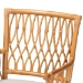 bali & pari Maisa Bohemian Light Honey Rattan Arm Chair - BSOMaze-Light Honey Rattan-CC