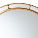 Baxton Studio Ulvi Antique Goldleaf Round Accent Mirror - BSORXW-10925-Mirror