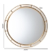 Baxton Studio Ulvi Antique Goldleaf Round Accent Mirror - BSORXW-10925-Mirror