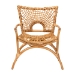 bali & pari Mamba Bohemian Natural Rattan Arm Chair - BSOMAMBA-Rattan-CC