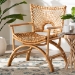 bali & pari Mamba Bohemian Natural Rattan Arm Chair - BSOMAMBA-Rattan-CC