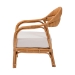 bali & pari Marisa Bohemian Light Honey Rattan Arm Chair - BSOMARISA-Light Honey Rattan-CC