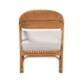 bali & pari Marisa Bohemian Light Honey Rattan Arm Chair - BSOMARISA-Light Honey Rattan-CC