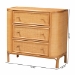 bali & pari Radenza Bohemian Light Honey Rattan 3-Drawer Storage Cabinet - BSORADENZA-Light Honey Rattan-Cabinet