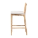 bali & pari Sofia Bohemian Natural Rattan Bar Stool - BSOSofia-Natural-BS