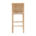 bali & pari Sofia Bohemian Natural Rattan Bar Stool - BSOSofia-Natural-BS